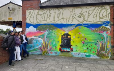 Mind the Gap artwork project at Hamworthy Station